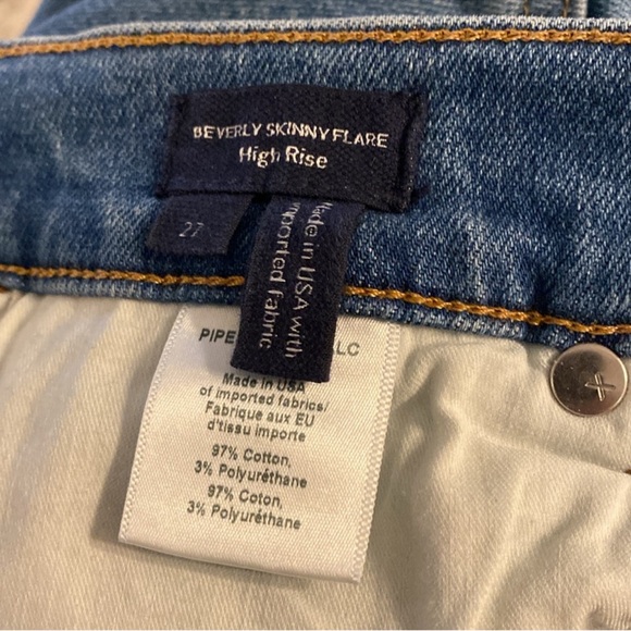 Veronica‎ Beard Beverly Skinny Flare High Rise 27 - Picture 4 of 5